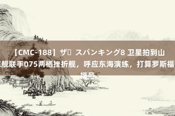 【CMC-188】ザ・スパンキング8 卫星拍到山东舰联手075两栖挫折舰，呼应东海演练，打算罗斯福号