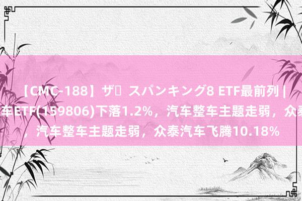 【CMC-188】ザ・スパンキング8 ETF最前列 | 国泰中证新动力汽车ETF(159806)下落1.2%，汽车整车主题走弱，众泰汽车飞腾10.18%