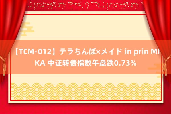 【TCM-012】テラちんぽ×メイド in prin MIKA 中证转债指数午盘跌0.73%